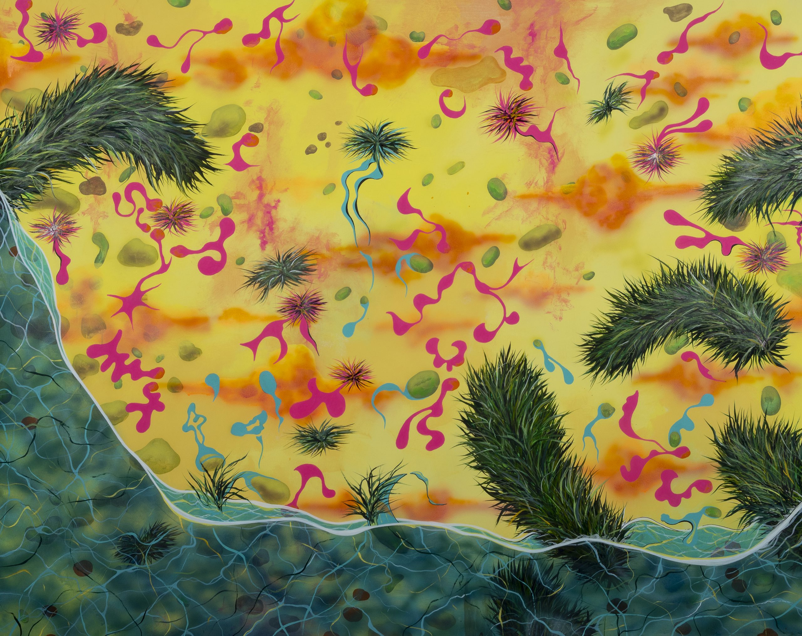 Arizona Dream, acrylic on canvas, 1.50 ?? 1.70 cm, 2022